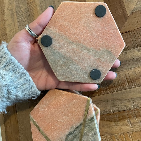 Marble Type Coasters - Set of 4 - Picture 3 of 4